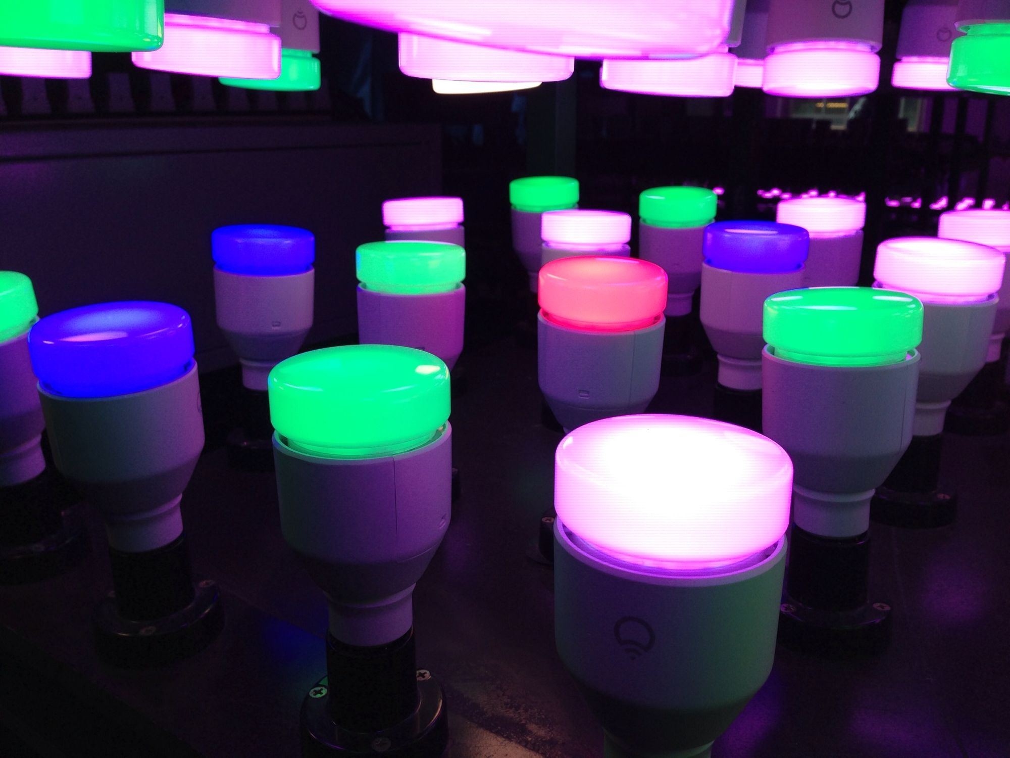The awesome LIFX light bulb sure looks hot
